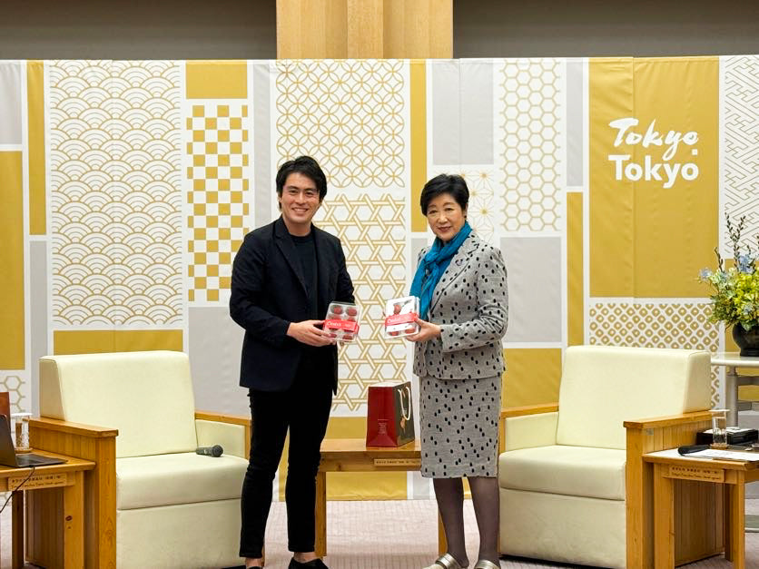 小池都知事へ事業進捗をご報告